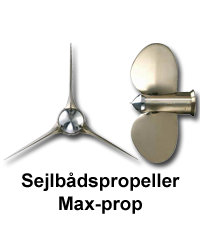 Sejlbådspropeller - Maxprop